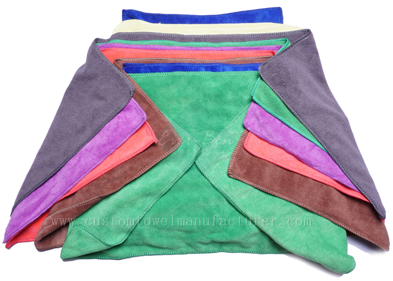 China Bulk Wholesale magic glass cleaning cloth microfiber cleaning cloths Manufacturer Custom Blue Microfiber Glass Towels Supplier